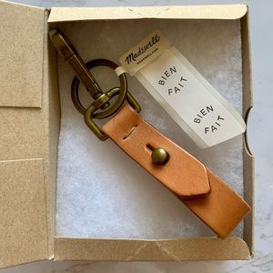BRAND NEW: Madewell Leather Key Fob